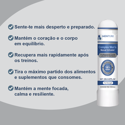 Menpure Complex Inalador Nasal Masculino | Erecções instantâneas e resistência duradoura, sem comprimidos!