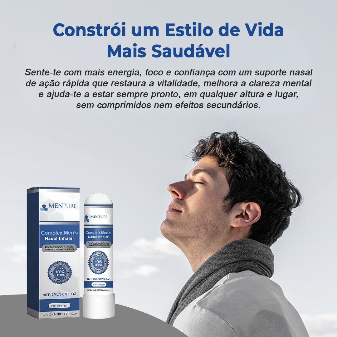 Menpure Complex Inalador Nasal Masculino | Erecções instantâneas e resistência duradoura, sem comprimidos!