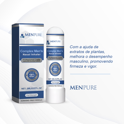 Menpure Complex Inalador Nasal Masculino | Erecções instantâneas e resistência duradoura, sem comprimidos!