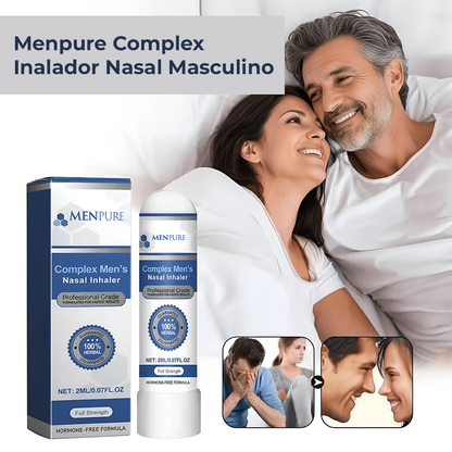 Menpure Complex Inalador Nasal Masculino | Erecções instantâneas e resistência duradoura, sem comprimidos!