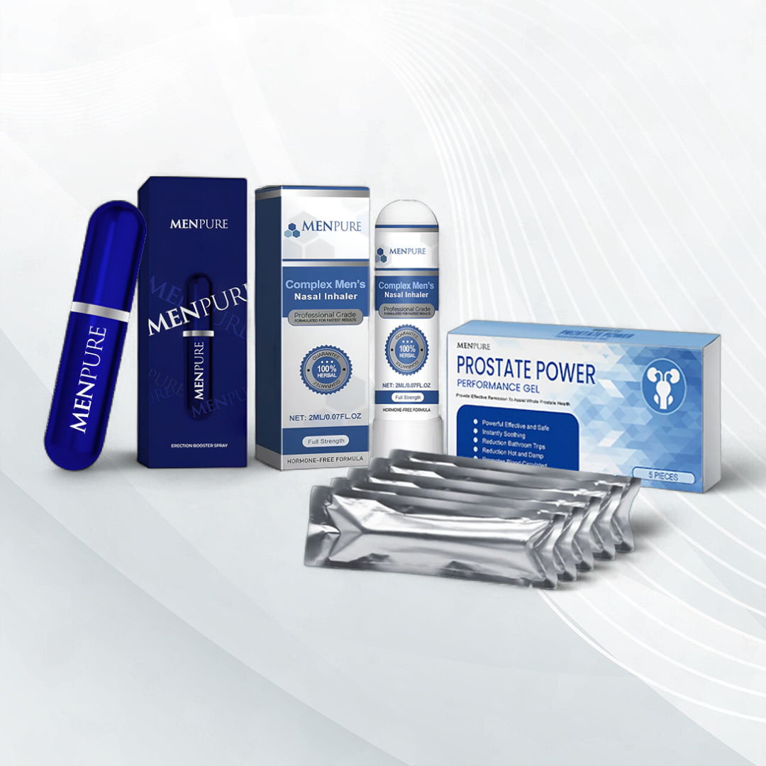 Menpure Complex Inalador Nasal Masculino | Erecções instantâneas e resistência duradoura, sem comprimidos!