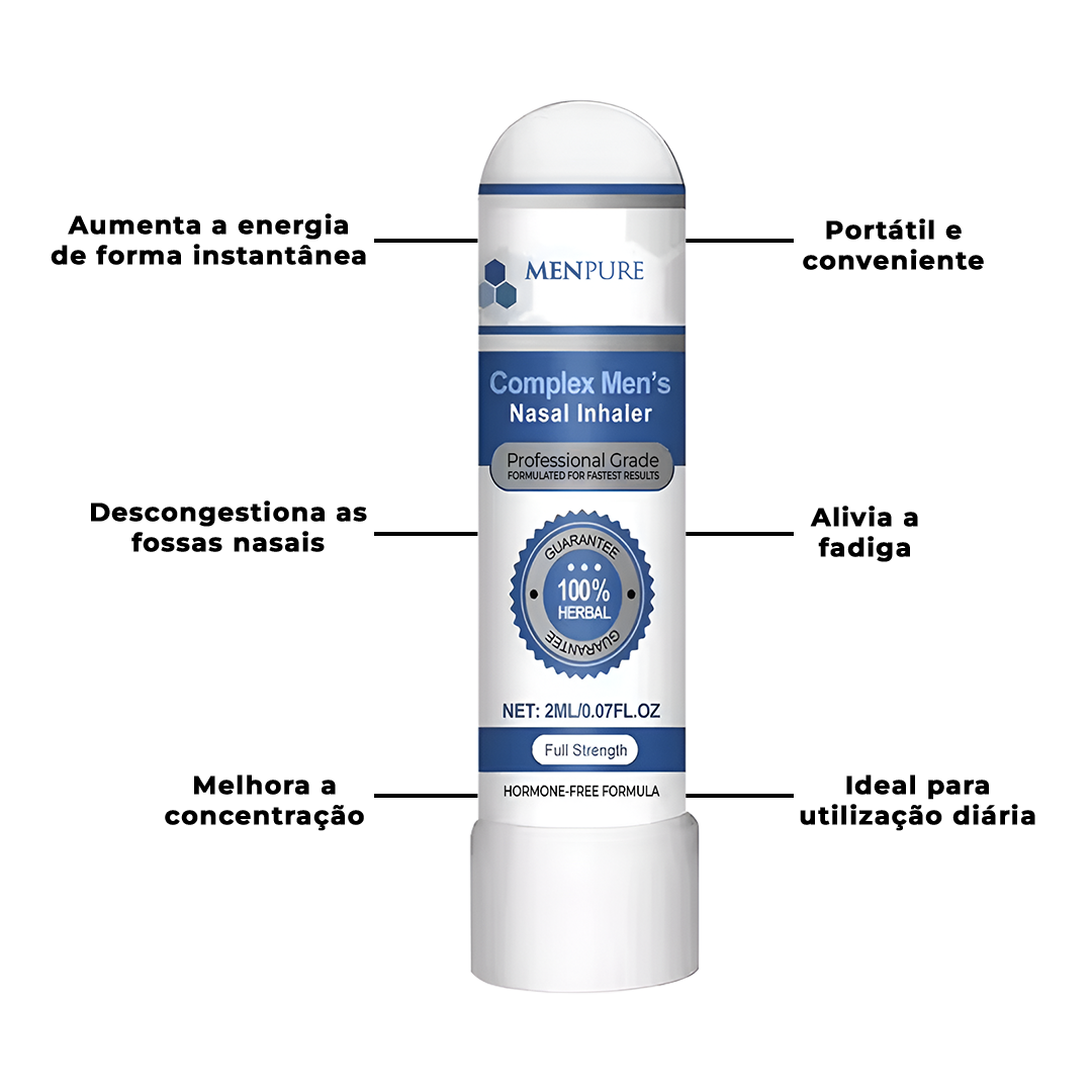 Conhecer Menpure Complex Inalador Nasal Masculino